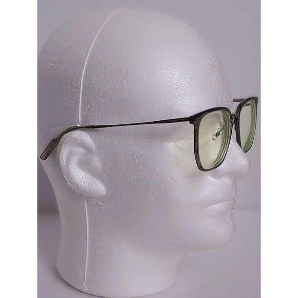 Firmoo ST871 Smoke and Silver Metal and Acetate 53-15-150 Eyeglasses Frames - Picture 4 of 13